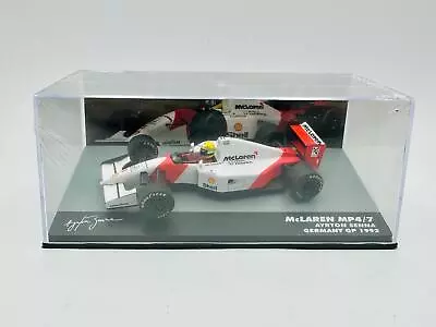 1:43 1992 Ayrton Senna -- Germany GP -- McLaren MP4/7 -- Atlas F1 • $59.99