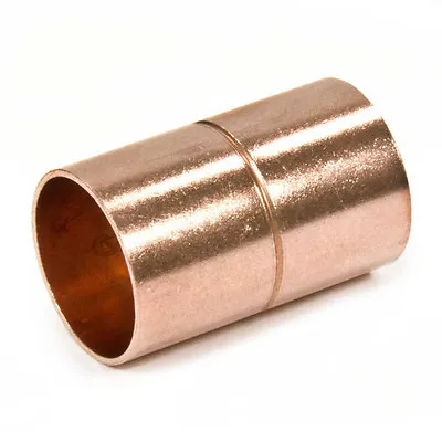 [100-Pack] PROCURU 1/2  X 1/2  Copper Coupling With Stop CxC Lead Free • $44.97