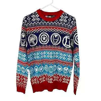 Marvel Ugly Christmas Sweater Mens Size Small F049 • $30