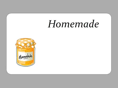 Homemade Marmalade Stickers Multi-Use Sticky Labels With Space For Own Writing • £2.70