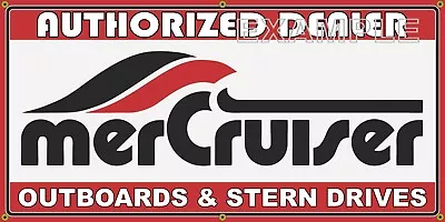 Mercruiser Outboards Stern Drives Motors Vintage Old School Sign Remake Banner • $52.75