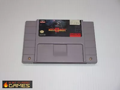 AUTHENTIC! Mortal Kombat II   -  GAME ONLY - SUPER NINTENDO SNES 415a • $18.99