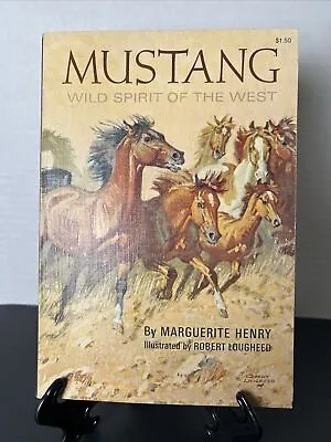 Vintage Mustang Wild Spirit Of The West Marguerite Henry 1976 Paperback • $8.50