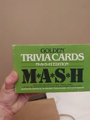 MASH Edition Vintage 1984 Golden Trivia Card Game Complete • $17
