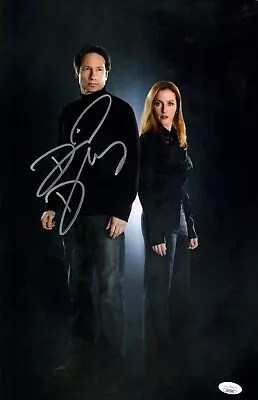 David Duchovny The X Files 11x17 Signed Photo Poster JSA COA Certified Autograph • $174.95