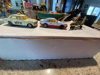 Corgi/ Lesney Toy Cars Jet Lot Of 3 Cobra Mustang Braves Taxi Jet Is 1981 • $3.99