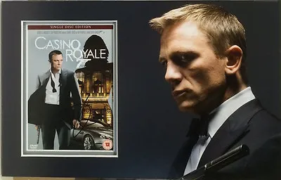 DANIEL CRAIG Signed 15x10 DVD Cover Display JAMES BOND 007 CASINO ROYALE COA • £199.99