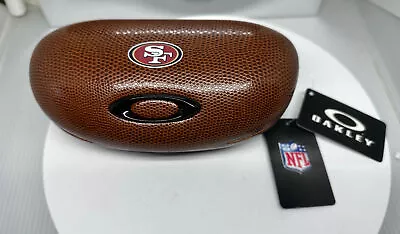 New Oakley NFL San Francisco 49ers Sunglasses Clamshell Hard Case NWT • $32