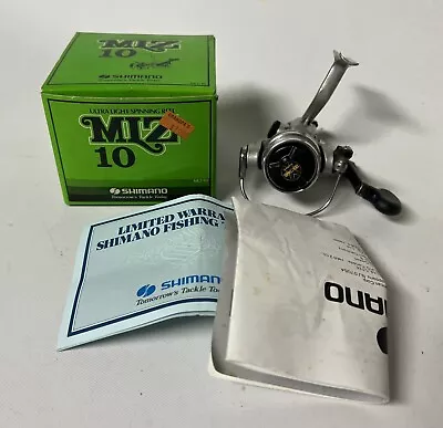 Vintage Shimano MLZ 10 Ultralight Spinning Reel Japan - Complete In Box • $69.99