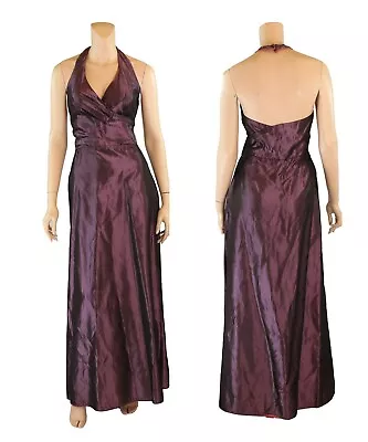 Bill Levkoff Vintage 90s 00s Purple Bridesmaid Party Prom Formal Dress Sz 14 • $149.96