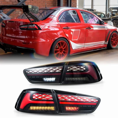 $279.99 • Buy Pair LED Tail Lights For 2008-2017 Mitsubishi Lancer & EVO X W/ Startup Dynamic