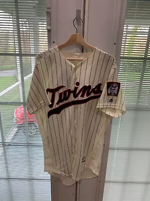 Authentic Minnesota Twins FLEX BASE Alternate Throwback Jersey Size 44 • $74.99