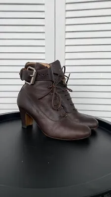 Vintage Vivienne Westwood Ankle Lace Brown Leather Boost • $90