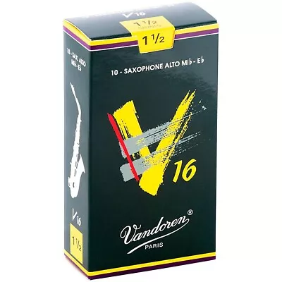 Vandoren Alto Sax V16 Reeds Strength 1.5 Box Of 10 • $34