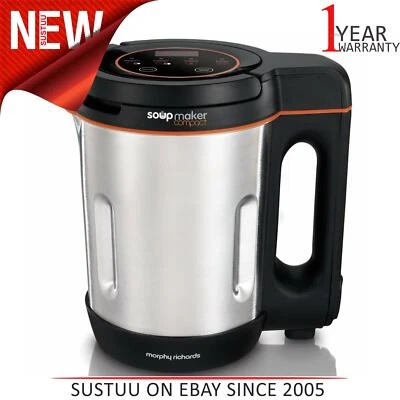 Morphy Richards 501021 Compact Soup Maker│Blender S.Steel Non-Stick│1L│InUK • £56.79