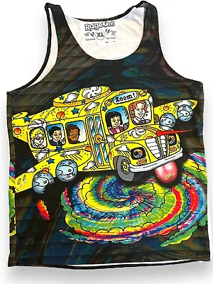 Retro Tank Top Miss Frizzle Acid Trip LSD Rave Sz XL NWOT Magic Schoolbus • $25