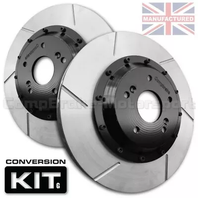 FITS VW GOLF MK4 (incR32) VENTED REAR BIG BRAKE 330mm X 20mm CONVERSION • $623.49