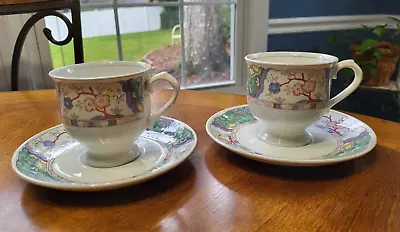 2 Sets! Cups & Saucers Mikasa Villa Medici Provincial CV900 - EUC • $9.99