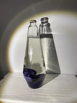 Vintage Lava World Lite Lamp Glass Bottle Replacement Glass Only Purple Untested • $50