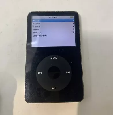 Apple IPod Classic 5th Generation 30gb - Black (A1136) FAST DISPATCH • £39.99