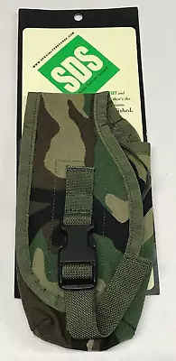 Specialty Defense Systems MOLLE Woodland Sabre Radio Pocket Made In Vietnam • $19.95