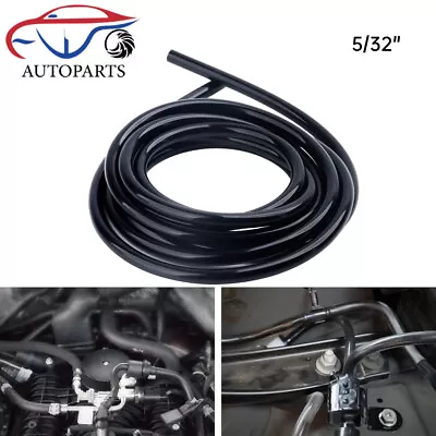 4mm 5/32  Universal Silicone Air Vacuum Hose /Line /Pipe /Tube 10 Foot Black • $11.99