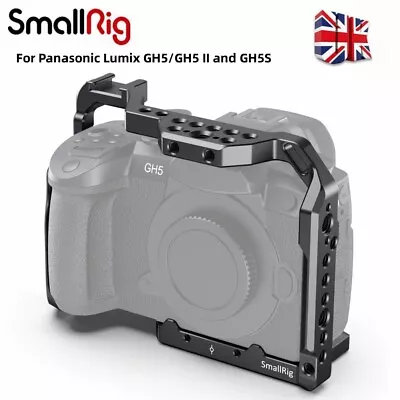 SmallRig GH5 Cage W/ 1/4 & 3/8  Holes For Panasonic Lumix GH5/GH5 II /GH5S 2646 • £62.90