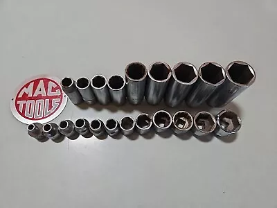 Mac Tools 3/8  Socket Set Vintage Sabina Short / Deep • $88