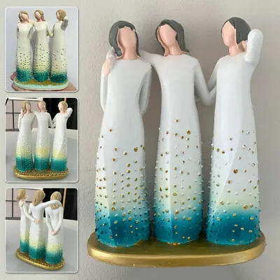 £16.99 • Buy Willow Tree Chrysalis 3Sister By My Side Sculpture Hand-Painted Figure DIY Craft
