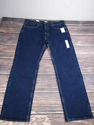 Denizen Levi's NEW NWT Mens 40x32 285 Relaxed Denim Jeans Dark Wash Blue • $19.99