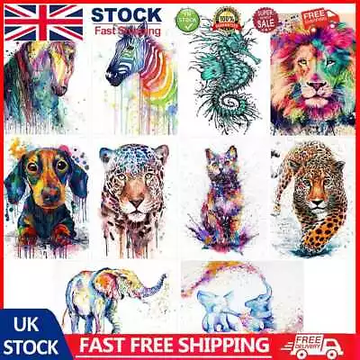 £7.22 • Buy 5D DIY Full Drill Diamond Painting Animal Cross Stitch Embroidery Kit Wall Art