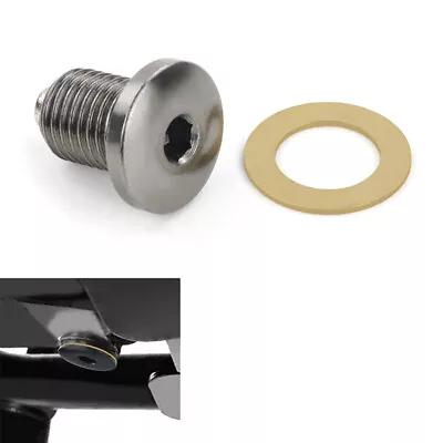 Motorcycle Magnetic Oil Drain Plug Fit For Kawasaki Vulcan 900 06-10/W650 99-08 • $8.95