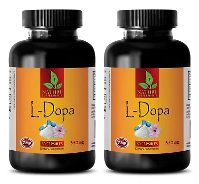 L-DOPA Powder 99% - Mucuna - Anti Aging - Bodybuilding Supplements - 2 Bottles • $35.25