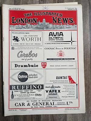 Vintage The Illustrated London News- August 10th 1963 • £5