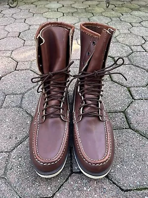 Russell Moccasin Company High Top Wedge Hunting Boots Bird Shoot 10 E Retail700$ • $549.99