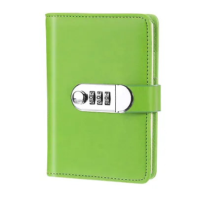 A6 Diary With Lock Journal With Lock Cute Leather Notebook Journal Green • $28.60