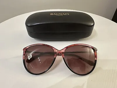 BALMAIN Sunglasses BL2085B 02 Violet / Gradient Cat Eye Frame 59mm • $60
