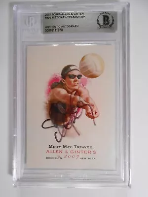 2007 Topps Allen Ginter #336 Misty May-Treanor Auto Signed Autograph Beckett BAS • $129