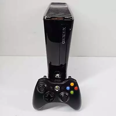 Microsoft Xbox 360 S 250GB Console Gaming System Glossy Black 1439 • $84.99