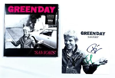 Green Day Band Signed Autographed CD Insert Armstrong Cool Dirnt BAS AC98385 • $299.99