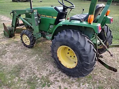 John Deere 770 Diesel 4x4 MFWD Loader Tractor • $7999.99