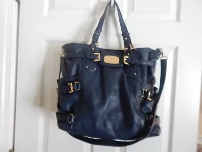 Michael Kors Navy Gansevoort Shoulder Handbag • $81