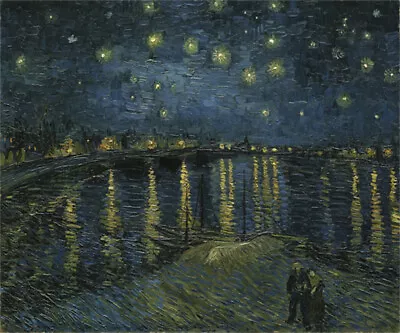 Van Gogh Oil Painting Canvas Print Unframe Starry Night • $29.90