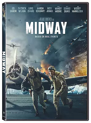 Midway DVD 2019 Movie New Featuring Woody Harrelson Mandy Moore Patrick Wilson • $8.28