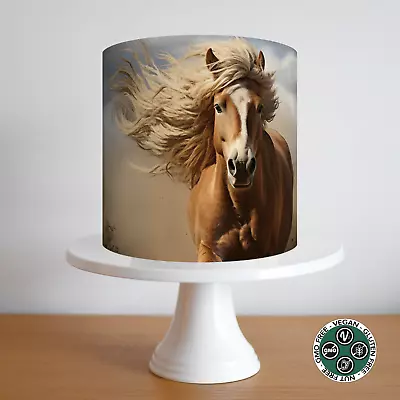 Horse Pony Cake Topper Border Strip Pattern Wrap Birthday Party Decoration Gift • £6.49