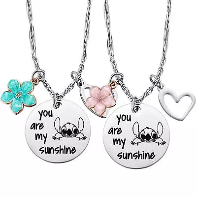 Engraved Necklace You Are My Sunshine Necklace Jewelry Christmas Birthday Gifts • $22.55