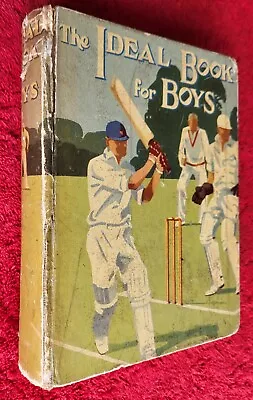 The Ideal Book For Boys Vintage 1940 • £10