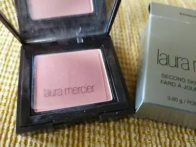 New Rare Sold Out New Laura Mercier Second Skin Skin Cheek Barely Pink USA Made • £42