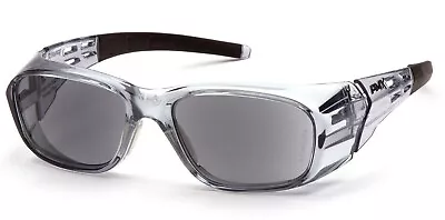 GRAY SUNGLASSES FULL READERS Magnifying Reading Protective Safety Glasses +2.0 • $10.99