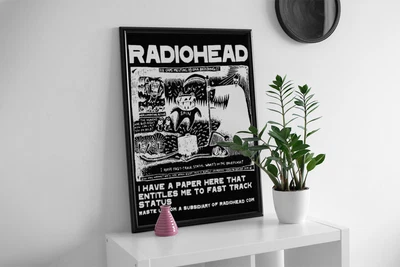$17.45 • Buy Radio-head Concert Tour Rock Poster, Fan Gift Poster